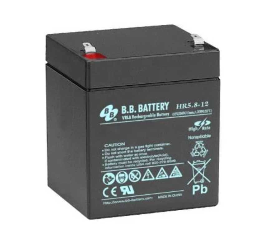Аккумуляторная батарея 12В, 5.3 Ач BB Battery HR 5,8-12