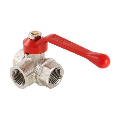 Шаровой трехходовой кран VALTEC, тип Т 3/4' вн.-вн.-вн. VT.361.N.05