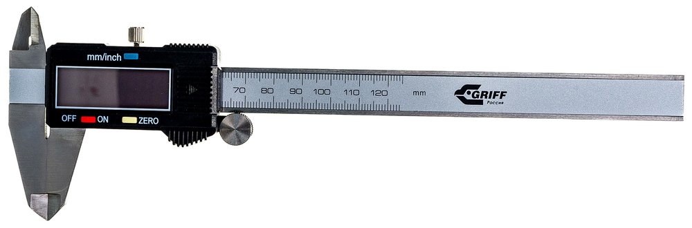 Штангенциркуль GRIFF ШЦЦ-I-150-0,01 ГОСТ 166-89 D168103