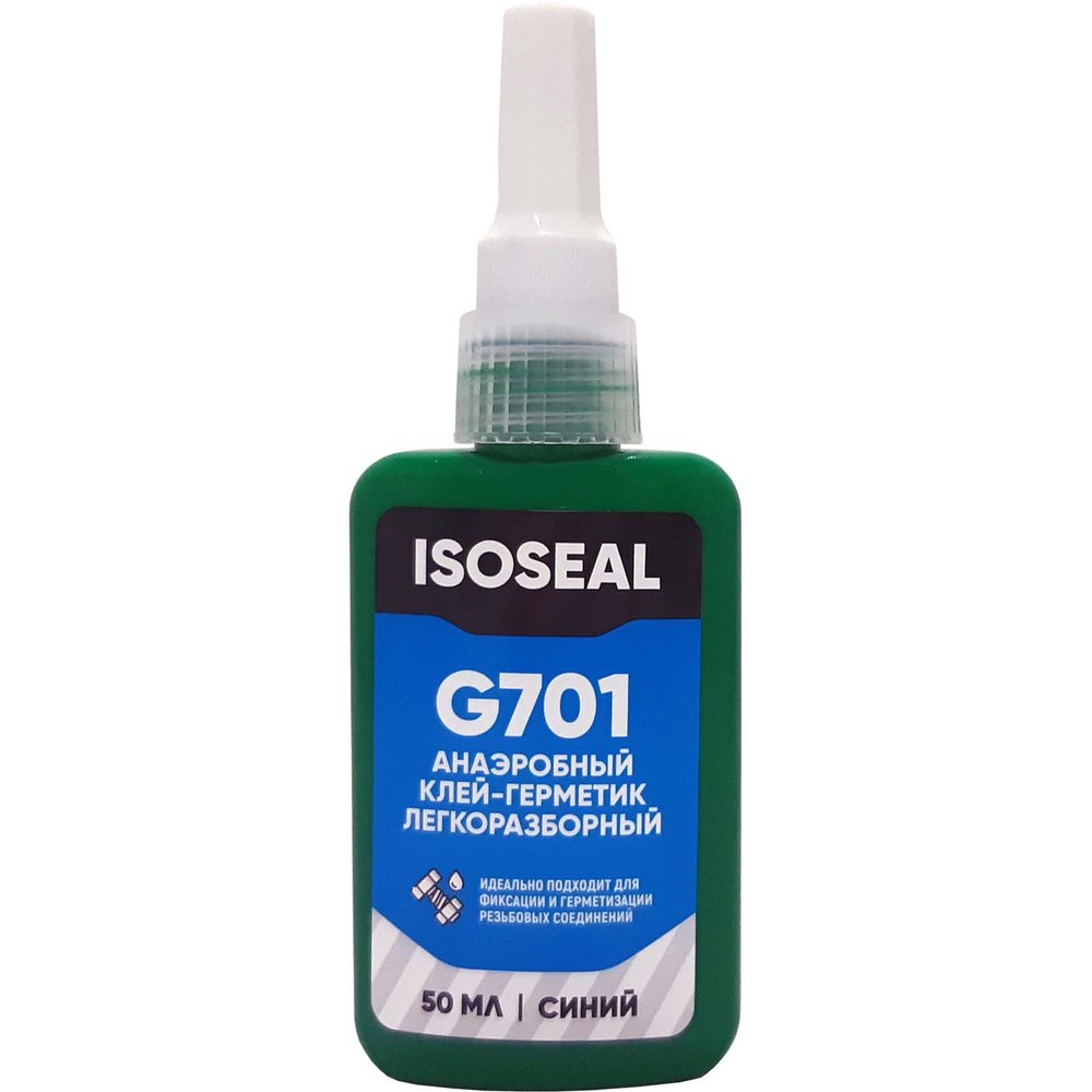 Анаэробный легкоразборный фиксатор резьбы Isoseal G701, синий, 50 мл 7012307