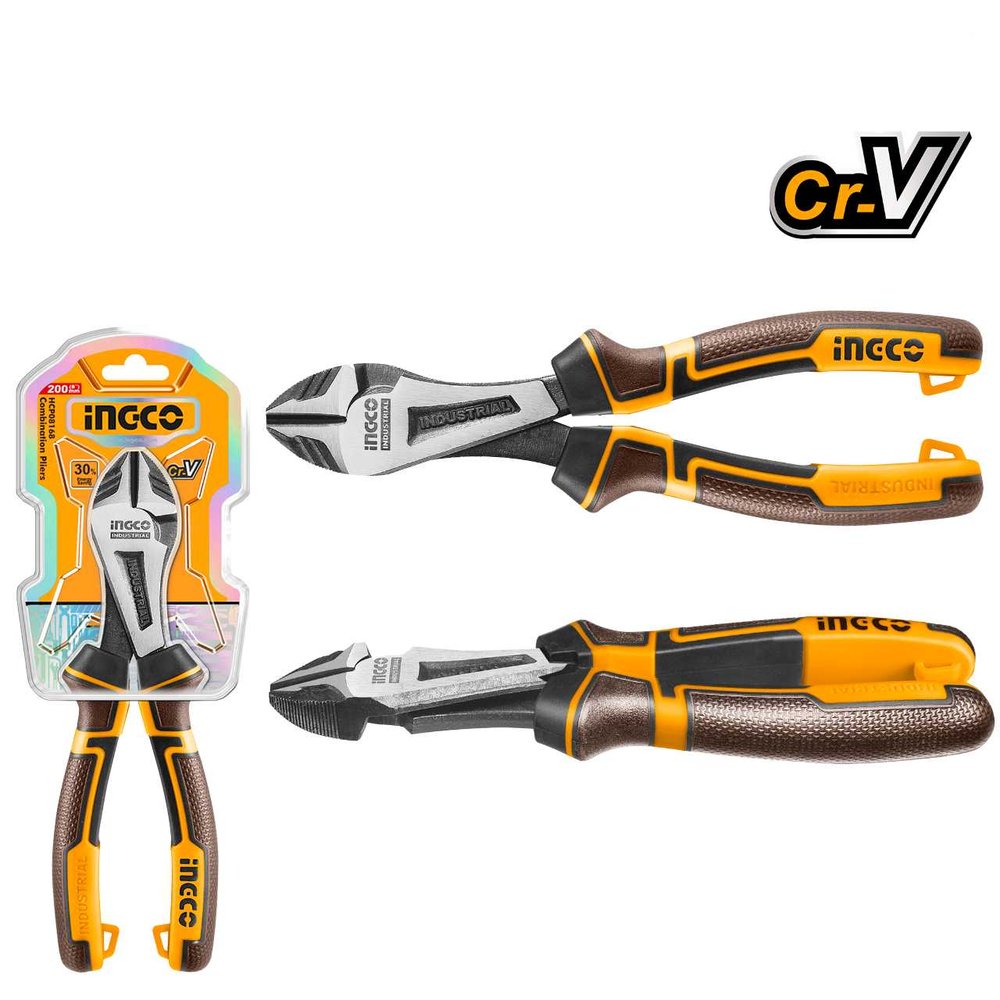 Усиленные бокорезы INGCO 180мм INDUSTRIAL HHHDCP28180