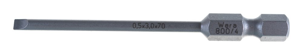Бита 70 мм, Sl0,5x3,0 WERA WE-059466