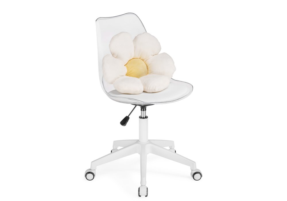 Стул с подушкой Woodville kolin clear/white 15642
