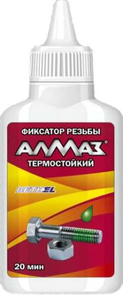 Фиксатор резьбы Алмаз термостойкий, 30 г AG-560