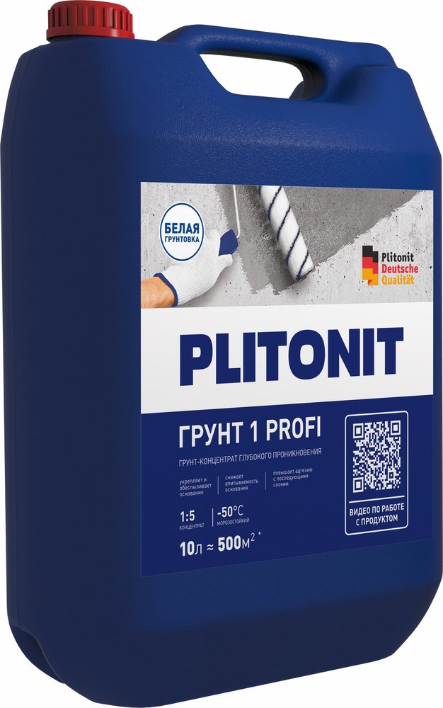 Акрилатный праймер-концентрат PLITONIT Грунт 1 1:5 для подготовки 10 1032
