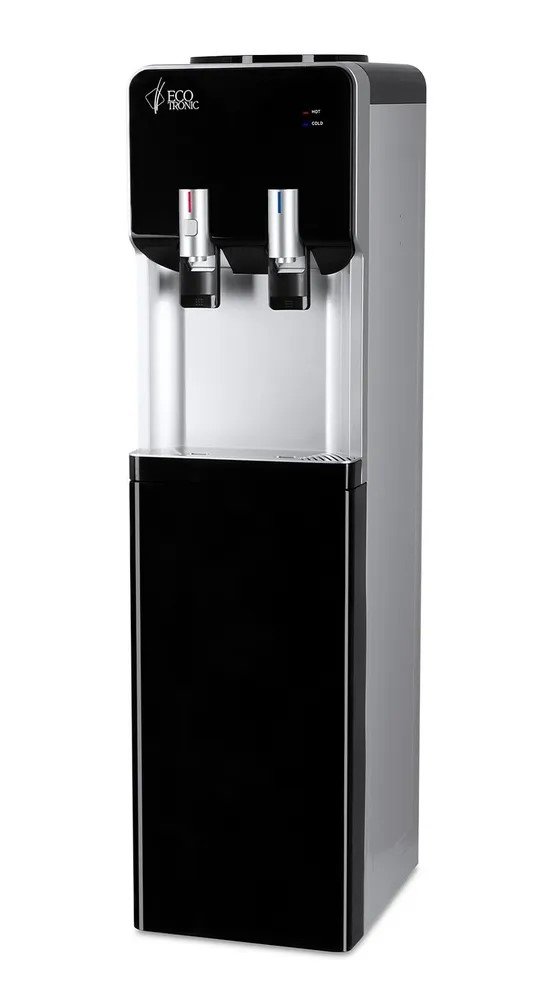 Напольный кулер ECOTRONIC M40-LF black-silver с холодильником 11608