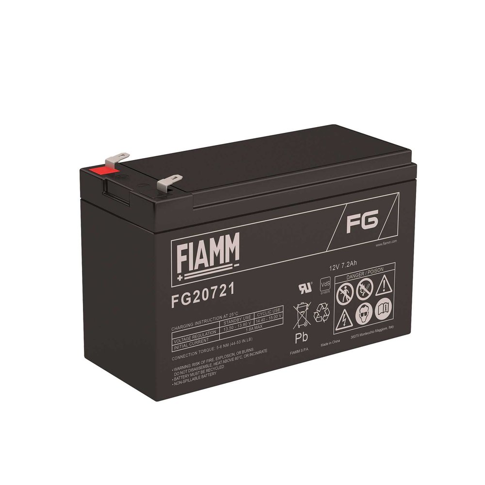 Аккумуляторная батарея 12В, 7.2 А*ч FIAMM FG20721