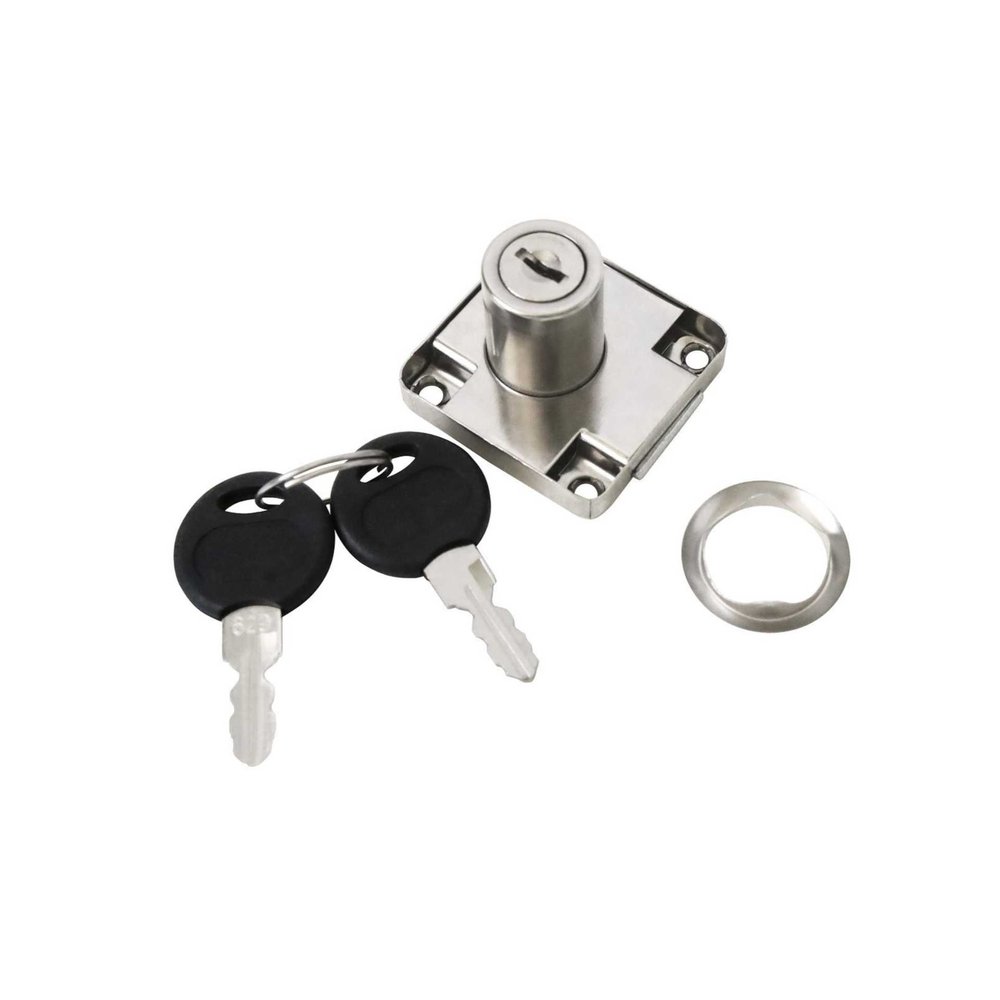 Замок MF LOCK.138.CR, прямоугольный, хром, D19x22 4578v