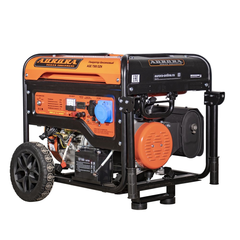 Бензиновый генератор с блоком автоматики Aurora AGE 7500 DZN 10403
