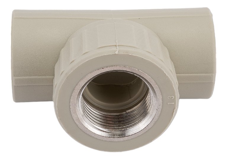 Тройник VALFEX PP-R серый комбинированный  Дн 25х3/4 ВР 10127025Г 127-1095