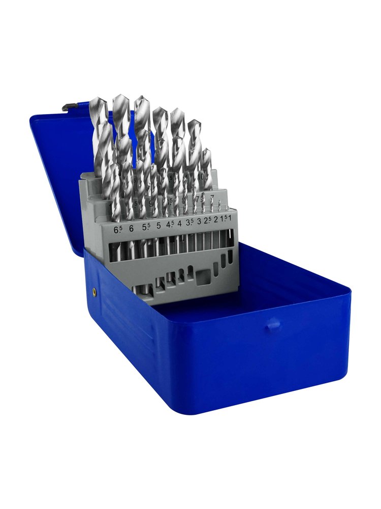 Набор сверл HSS 25 шт, 1-13 мм vertextools 0987-25