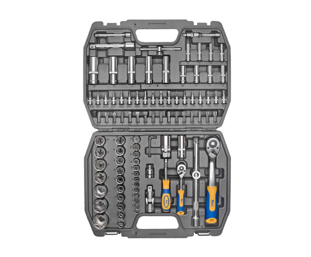 Набор инструмента 1/2 Dr и 1/4 Dr 94 предмета KRAFT KT 700306