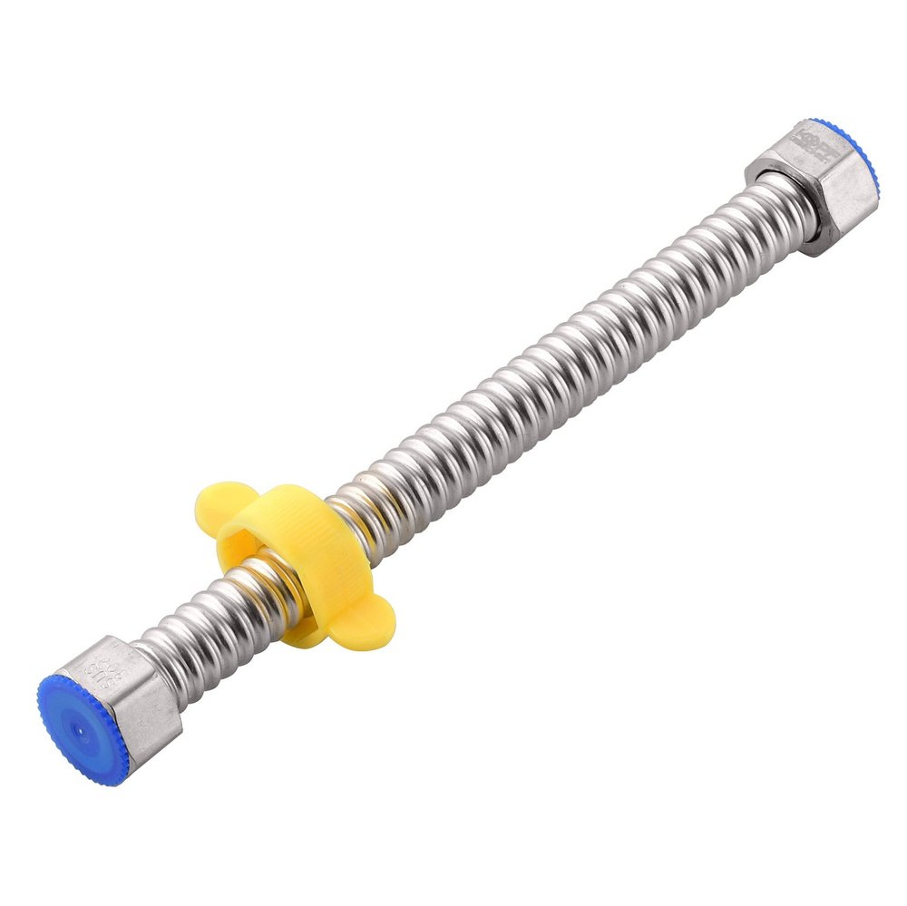 Гибкая сильфонная подводка Kopfgescheit из нержавеющей стали 1/2', 20 см KR-A304.30