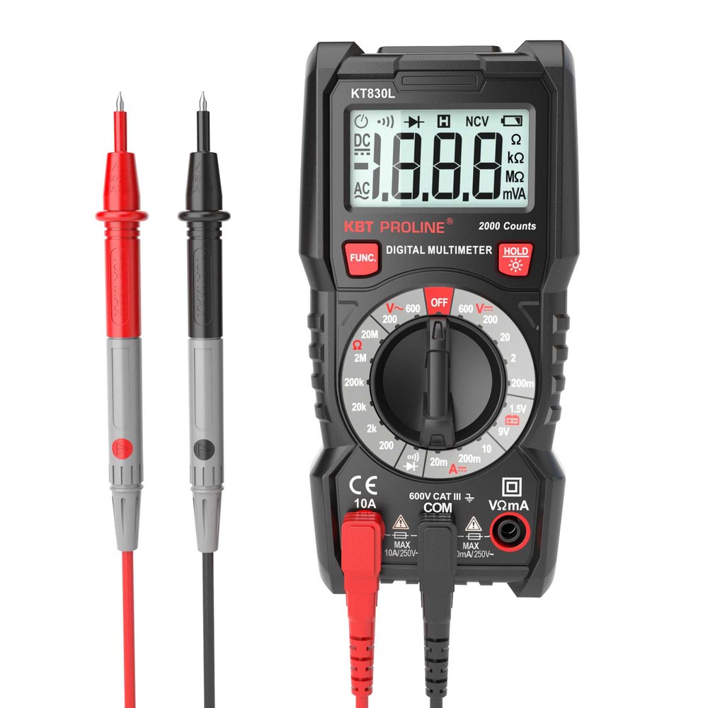 Цифровой мультиметр КВТ KT 830L PROLINE 79127
