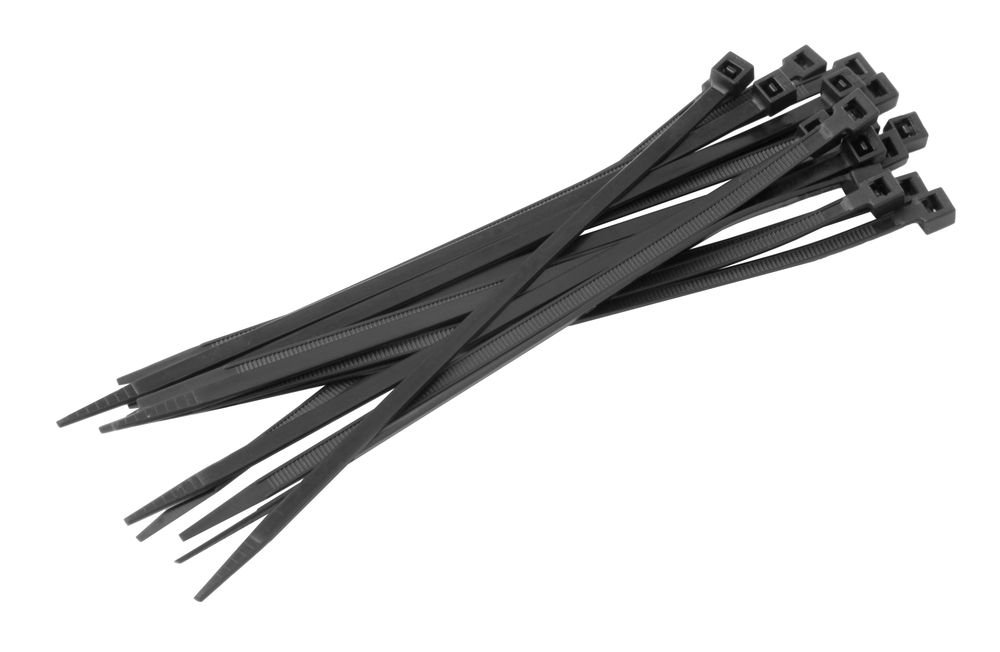 Хомут EKF, 4.8х350 мм, черный, нейлон, 100 шт. plc-cb-4.8x350