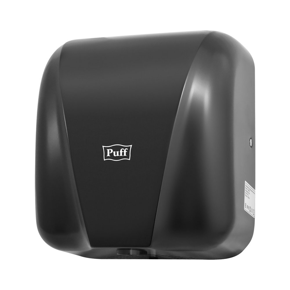 Электросушитель для рук Puff 8885 антивандальный, черный, 1.8 кВт 1401.393