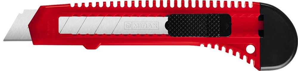 Нож со сдвижным фиксатором MIRAX 18 мм 09125