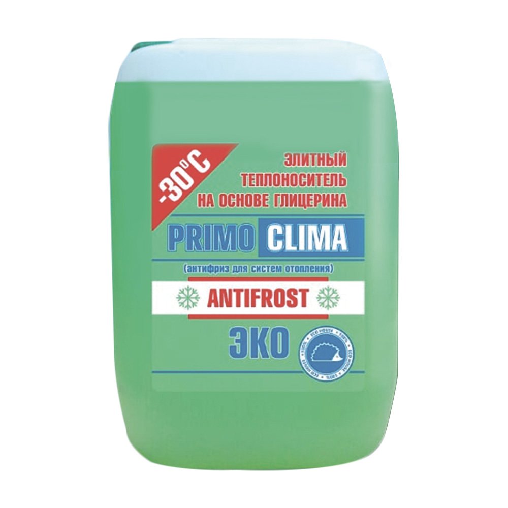 Теплоноситель Глицерин -30C ECO 10 кг, канистра, цвет зеленый Primoclima Antifrost PA -30C ECO 10
