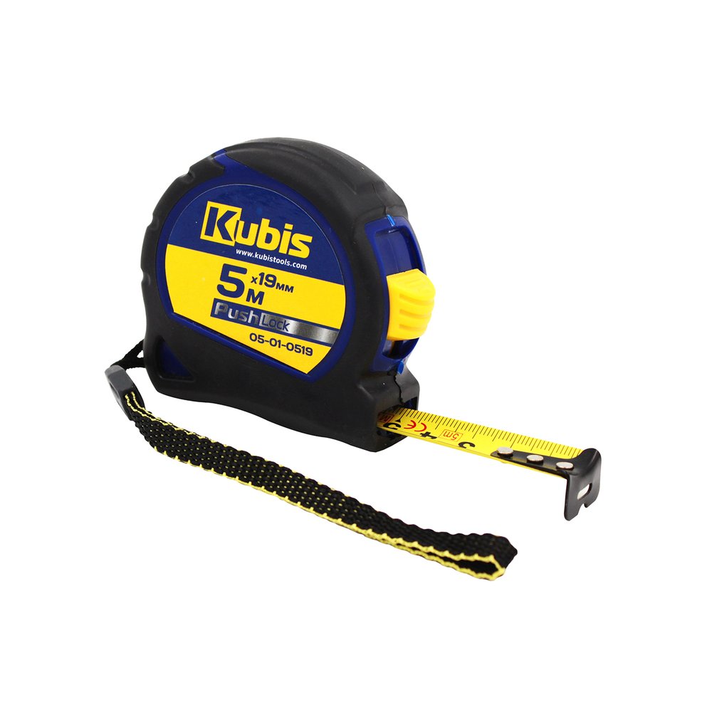 Рулетка измерительная KUBIS 5 м19 мм PushLock 05-01-0519