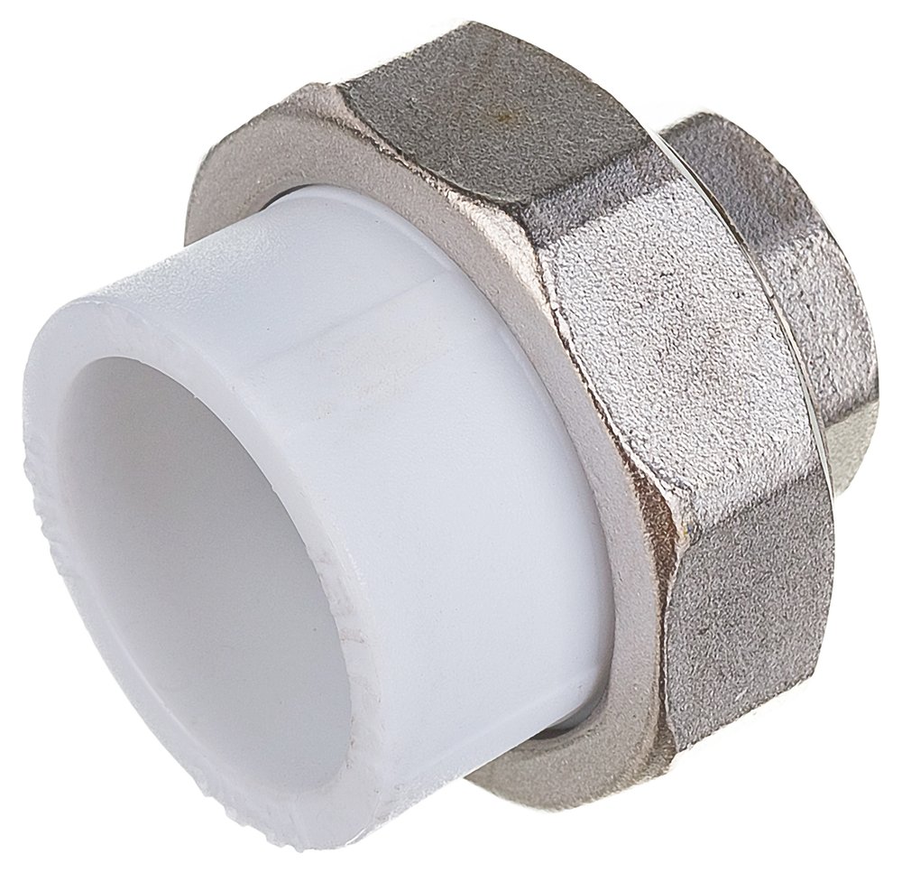Комбинированная муфта VALFEX PP-R белая, разъем 32х3/4 дюйма ВР 10155220 127-0214