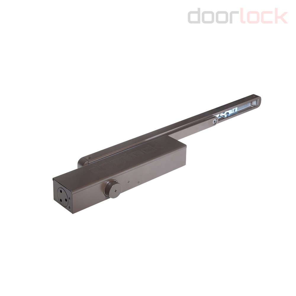 Доводчик Doorlock DL300S/N BC HO EN3-5 со скользящей тягой коричневый 75576