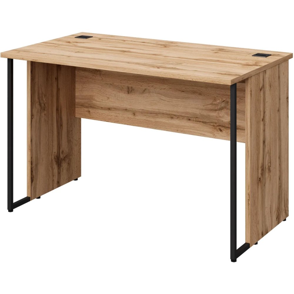 Стол К-Loft 241S010 1180х670х752 дуб натур/мет. черный