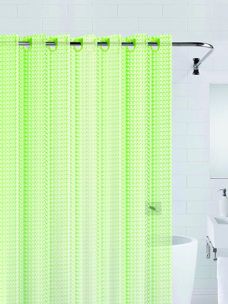 Штора для ванной комнаты Bath Plus 3D зеленый, 180х200 NFD-3D-green