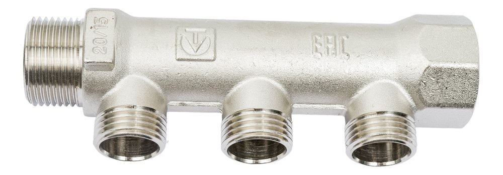 Коллектор Valtec 3 выхода х 3/4х 1/2 НР 2/50 VTc.500.N.0503 83564
