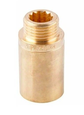Латунный удлинитель AV Engineering внутренняя-наружная 1/2x40 мм AVE301005