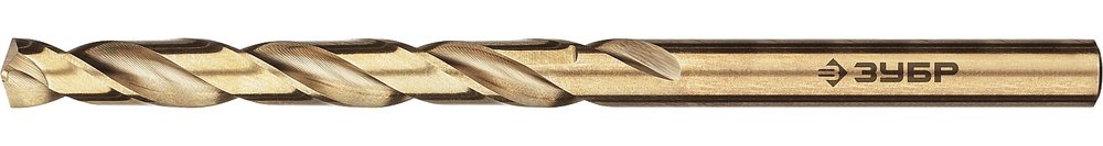 Сверло по металлу ЗУБР Кобальт 7.5х109 мм, сталь Р6М5К5 29626-7.5