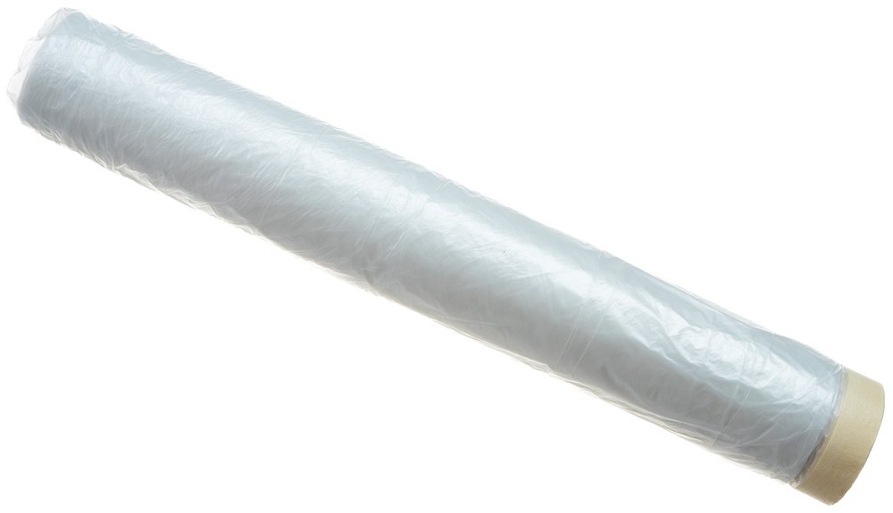 Защитная пленка STAYER PROFESSIONAL с клейкой лентой МАСКЕР HDPE 9мкм, 2,7х15м 12255-270-15