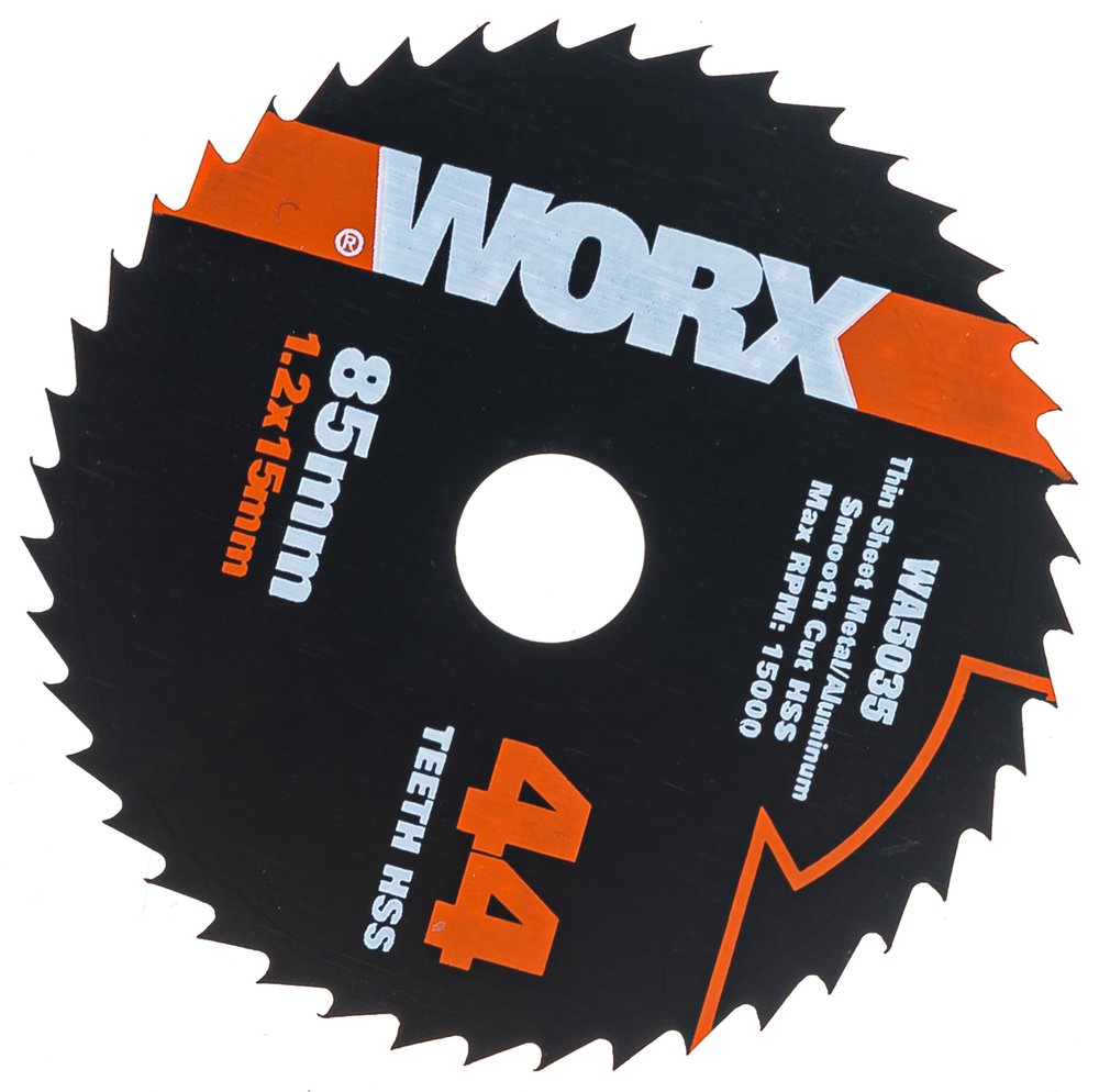 Пильный диск по металлу (44T, 85х1.2х15 мм) WORX WA5035