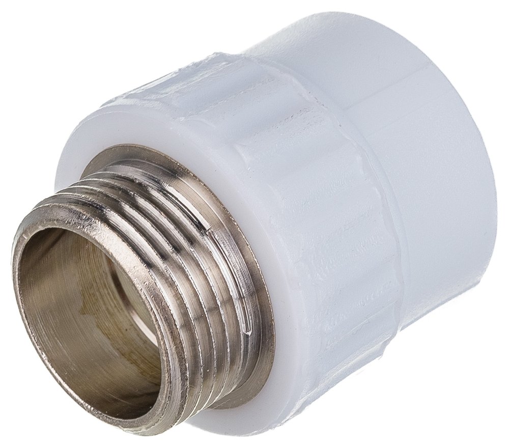 Комбинированная муфта VALFEX PP-R белая, 32х1 дюйма НР 10130032 127-0243