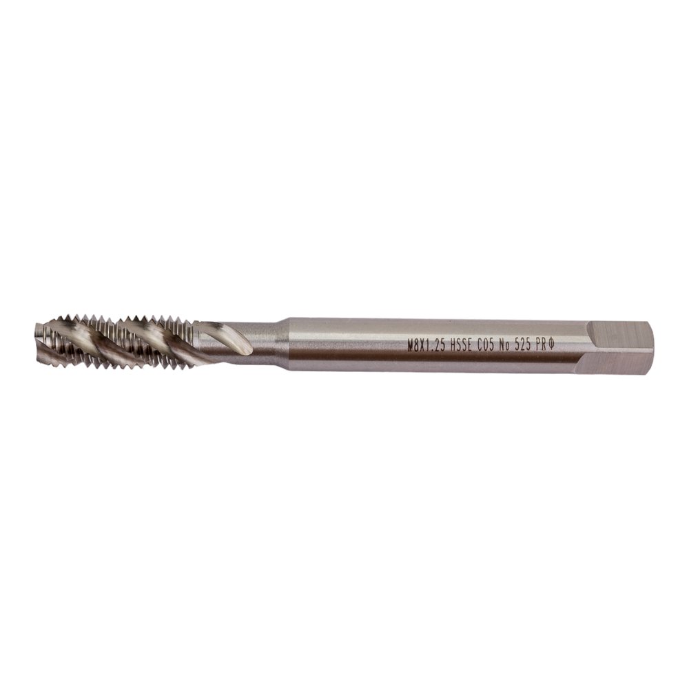Метчик M8x1,25 HSSE M35 Co5% спиральный ПрофОснастка №525 арт. 50231025