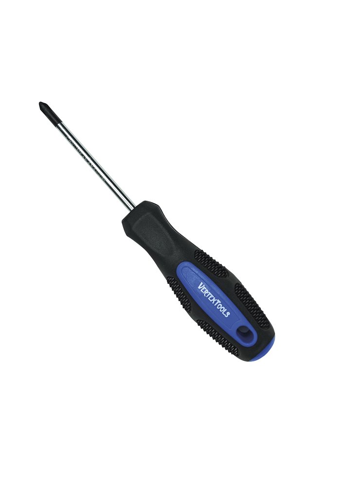Крестовая отвертка vertextools 3x75 мм, ph0 0050-3-75