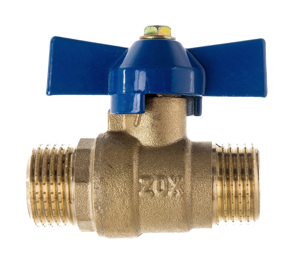 Шаровой кран Zox 1/2'' нар/нар, бабочка 519282
