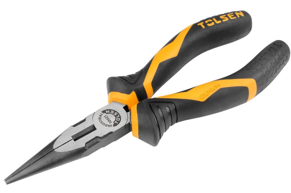Пассатижи TOLSEN GRIPRO тонконосые, 160 мм 10021