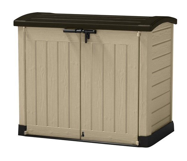 Ящик Keter Woodland Store it out Arc 1200 л бежево-коричневый 230437