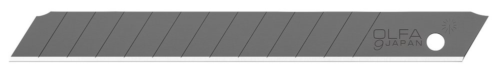 Сегментированные лезвия OLFA Excel black 9 мм, 10 шт, в боксе OL-ASBB-10