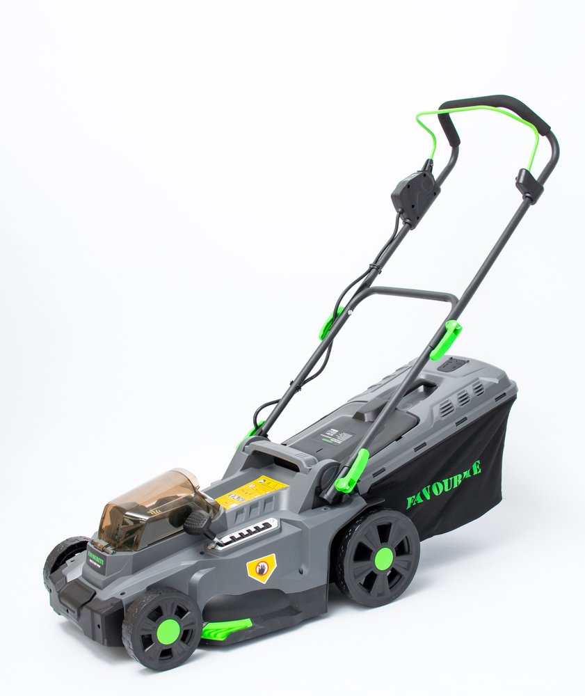Газонокосилка аккумуляторная FAVOURITE OBS 21 WET PROF 21В+21В, 4Ач, бесщёт. 555021370