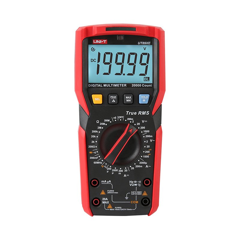 Цифровой высокоточный мультиметр UT89XE True RMS 20A UNI-T 00-00012007