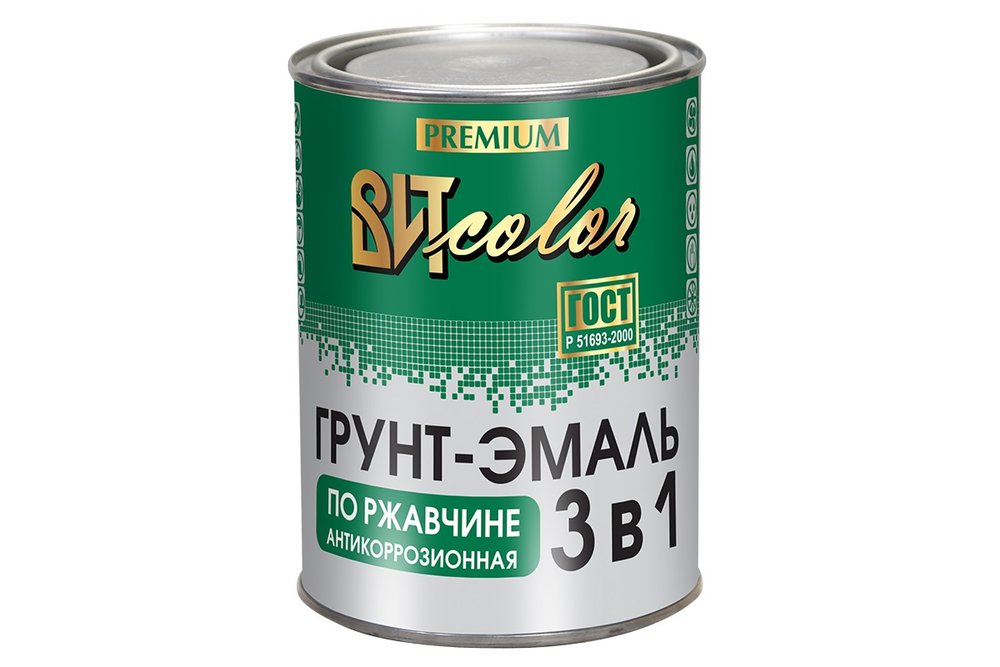 Грунт-эмаль по ржавчине 3в1 Царицынские краски красная 0,8 кг 16055