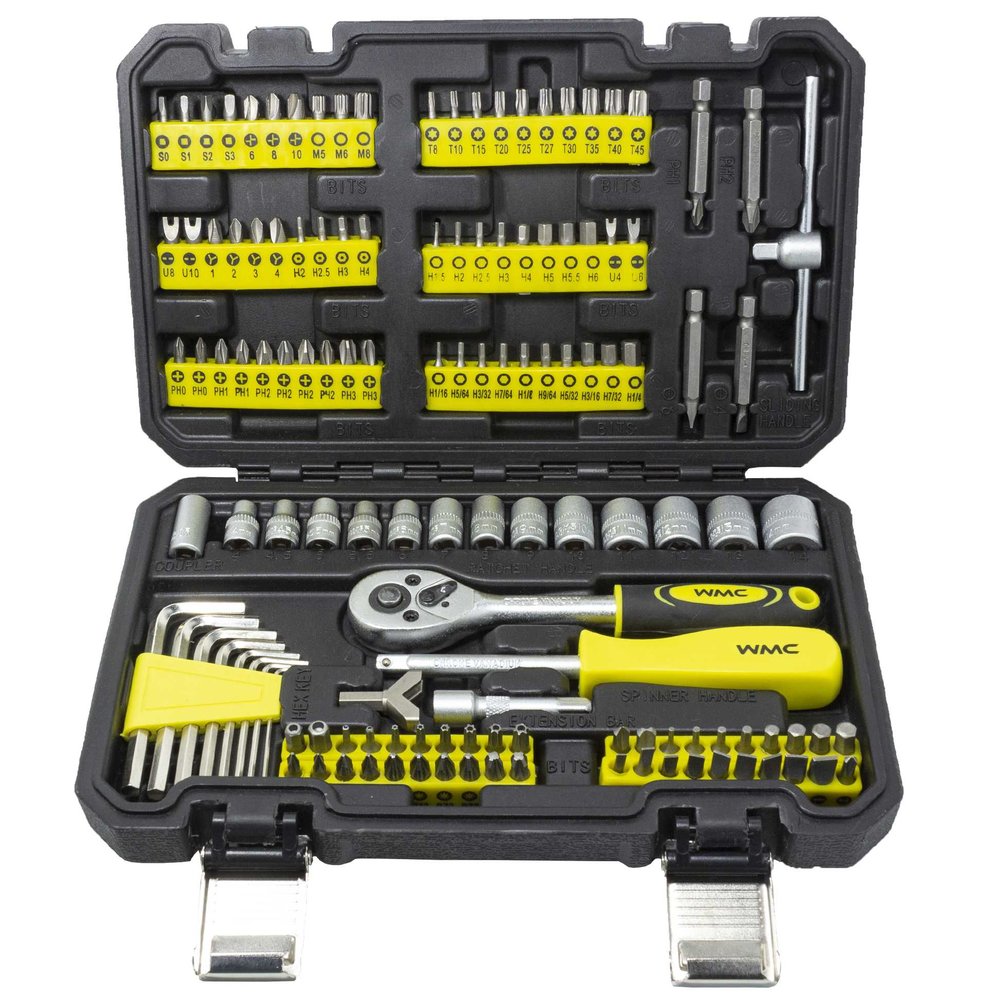 Набор инструментов WMS Tools 130пр. 1/4', 6гр, 4-14мм WMC-20130(48166)
