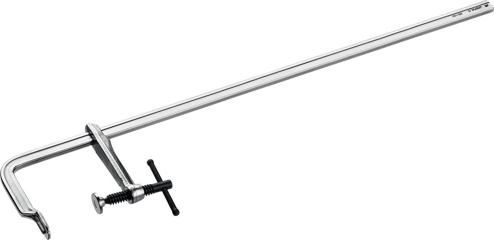 Цельнокованая струбцина ЗУБР КС-1000/120 тип F, 1000/120 мм 32157-120-1000