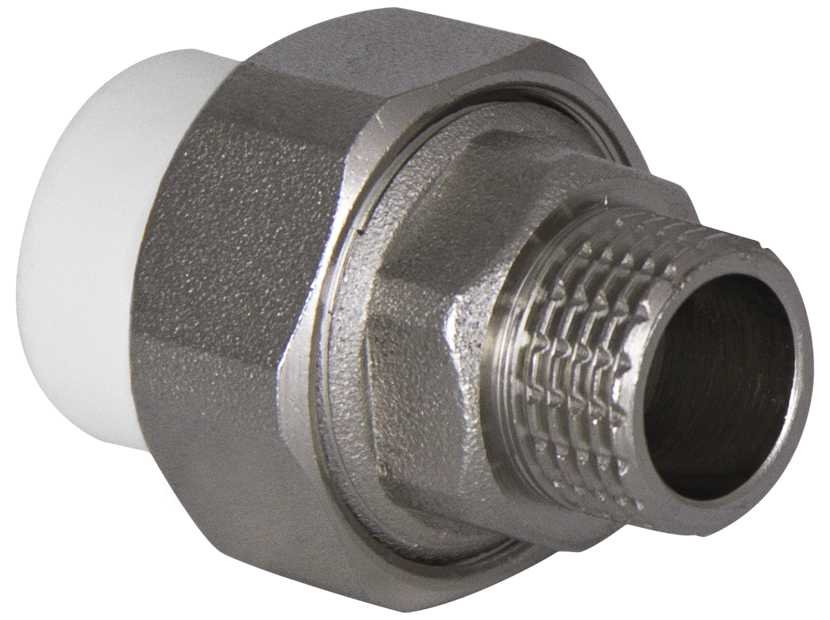 Комбинированная разъемная муфта TEBO PPR 75x2 1/2' НР 015020913