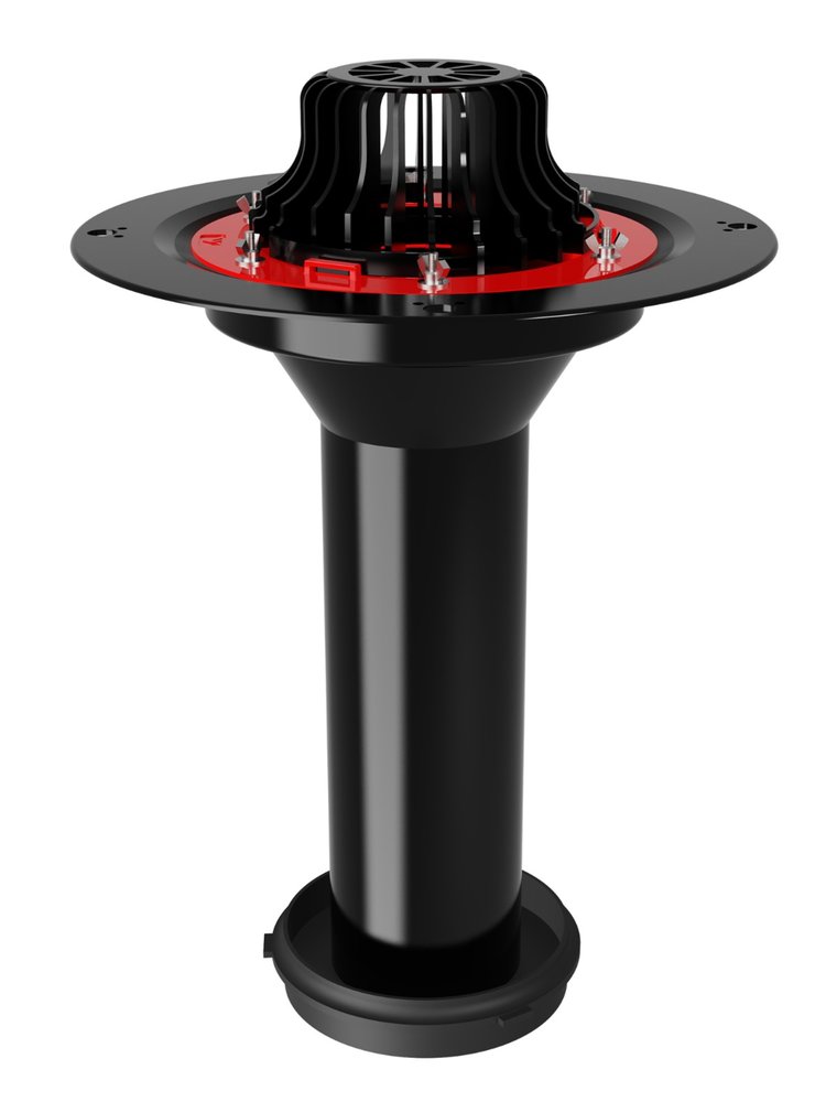 Воронка Fachmann c фланцем, с манжетой VMN 110x450 мм 01.095