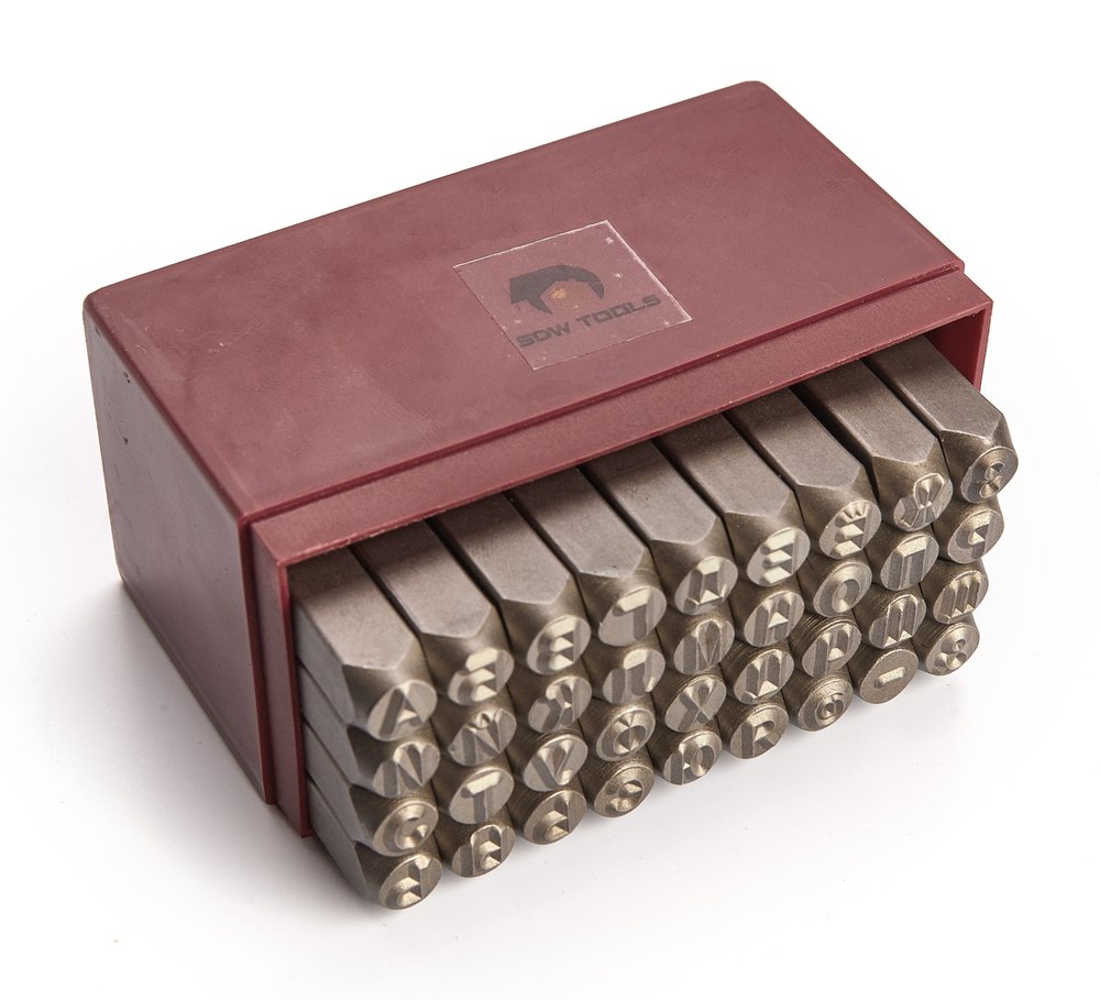 Буквенные клейма SDW TOOLS №6 Русский шрифт sb20006