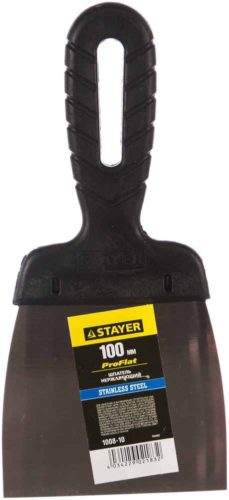 Фасадный нержавеющий шпатель STAYER 1008-10