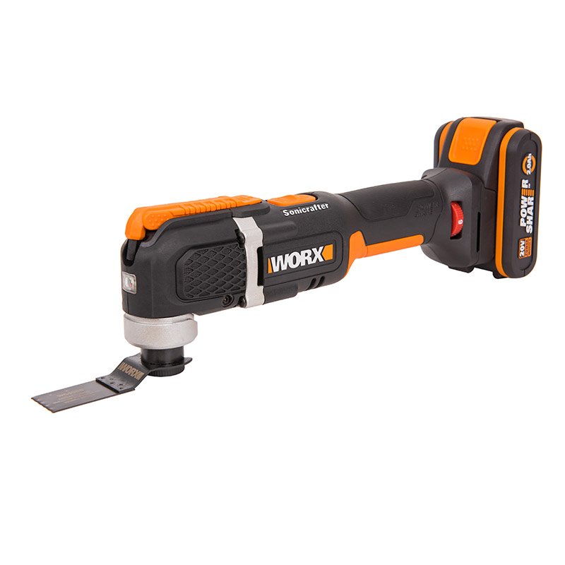 Реноватор аккумуляторный WORX 20В, 2Ач х1, ЗУ 2А, кейс WX696