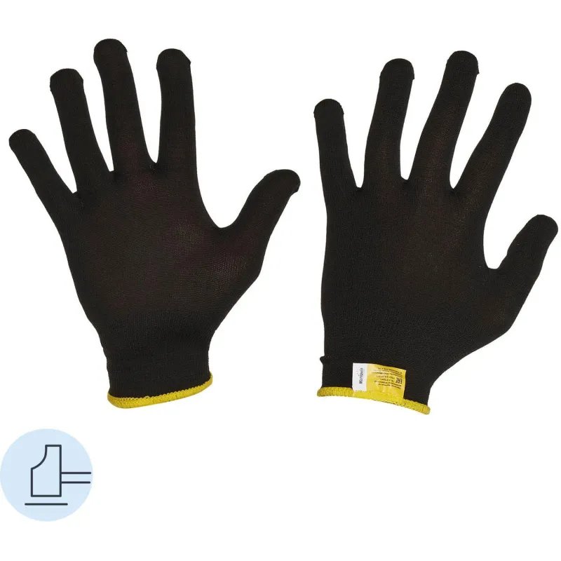 Перчатки нейлон Manipula МИКРОН БЛЭК(TNY-25/MG102) 10 п/уп р9